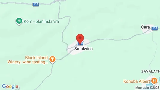 Büros zur Miete i Smokvica – Foto von Google Street View
