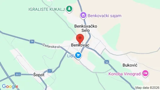 Kontorer til leie i Benkovac – Bilde fra Google Street View