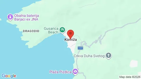 Kontorer til leie i Komiža – Bilde fra Google Street View