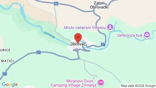 Büros zur Miete i Obrovac – Foto von Google Street View