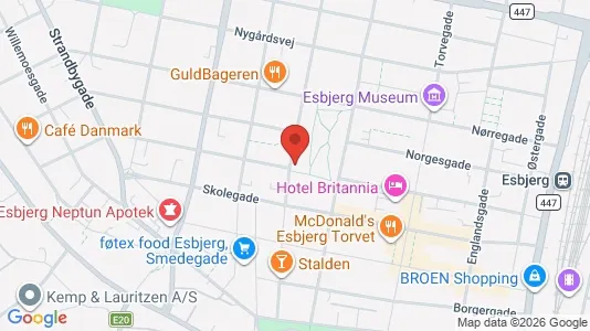 Gewerbeflächen zur Miete i Esbjerg – Foto von Google Street View