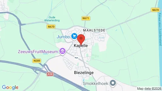 Bedrijfsruimtes te koop i Kapelle - Foto uit Google Street View