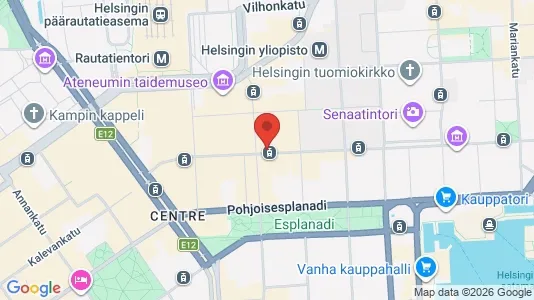 Büros zur Miete i Helsinki Eteläinen - kort over placeringen
