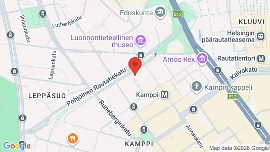 Büros zur Miete i Helsinki Eteläinen - kort over placeringen