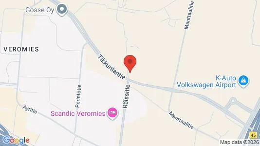 Büros zur Miete i Vantaa – Foto von Google Street View