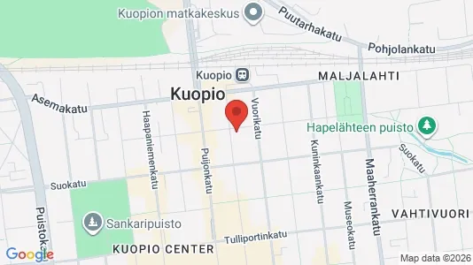 Gewerbeflächen zur Miete i Kuopio - kort over placeringen