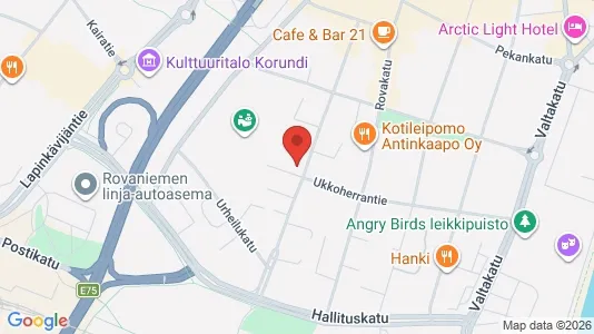 Kantorruimte te huur i Rovaniemi - Foto uit Google Street View