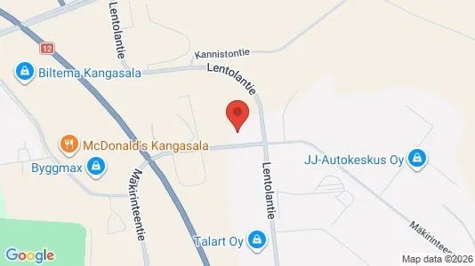 Værkstedslokaler til leje i Kangasala - Foto fra Google Street View