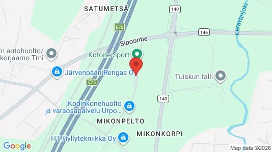 Office spaces for rent i Järvenpää - kort over placeringen