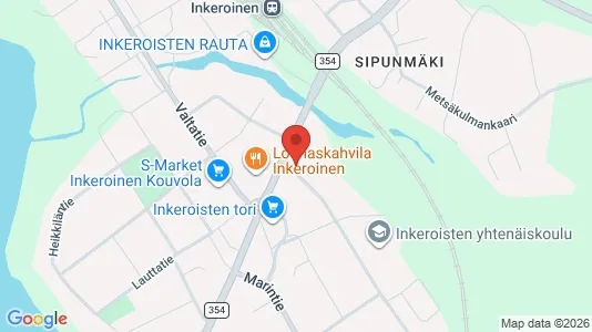 Lokaler til leje i Kouvola - kort over placeringen