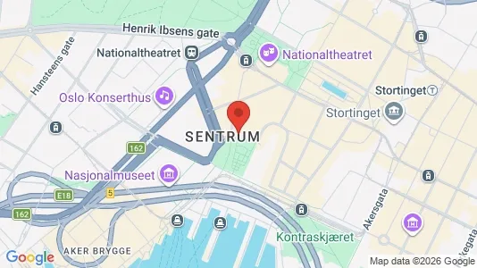 Office spaces for rent i Oslo Sentrum - kort over placeringen