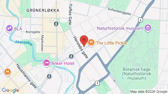 Office spaces for rent i Oslo Grünerløkka - kort over placeringen