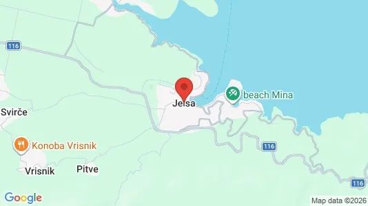 Kontorslokaler för uthyrning i Jelsa – Foto från Google Street View