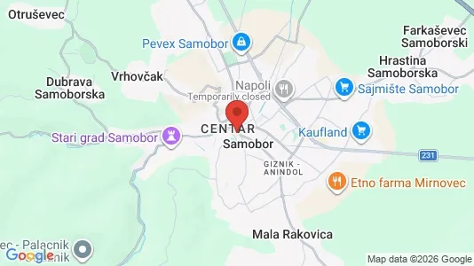 Kontorlokaler til leje i Samobor - Foto fra Google Street View