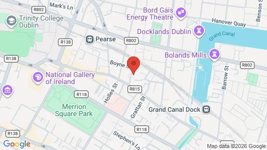 Lokaler til leje i Dublin 2 - kort over placeringen