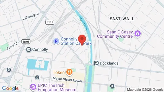 Gewerbeflächen zur Miete i Dublin 1 – Foto von Google Street View