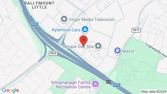 Liikekiinteistöt Vuokrattavana i Dublin 24 - kort over placeringen
