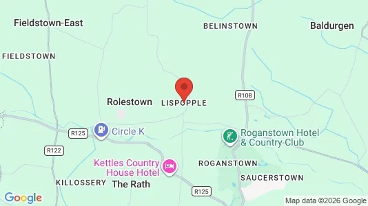 Commercial properties for rent i Lispopple - kort over placeringen