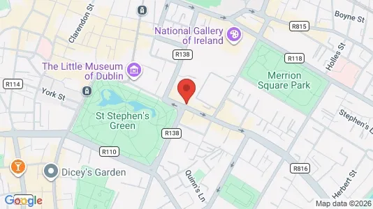 Espacios de oficina En alquiler i Dublín 2 - kort over placeringen