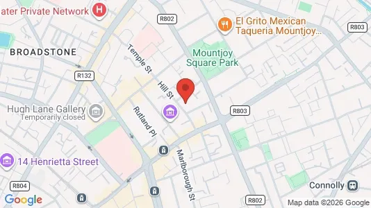 Kontorlokaler til leje i Dublin 1 - Foto fra Google Street View