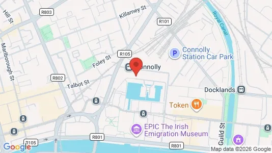 Gewerbeflächen zur Miete i Dublin 1 – Foto von Google Street View