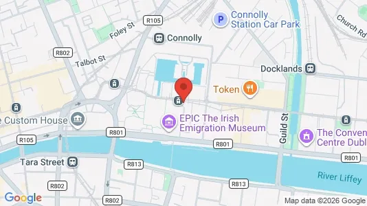 Gewerbeflächen zur Miete i Dublin 1 – Foto von Google Street View