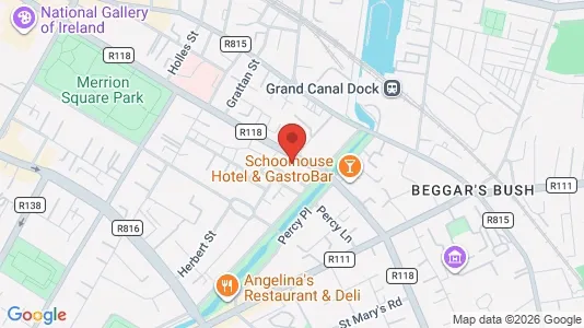 Espacios de oficina En alquiler i Dublín 2 - Foto de Google Street View