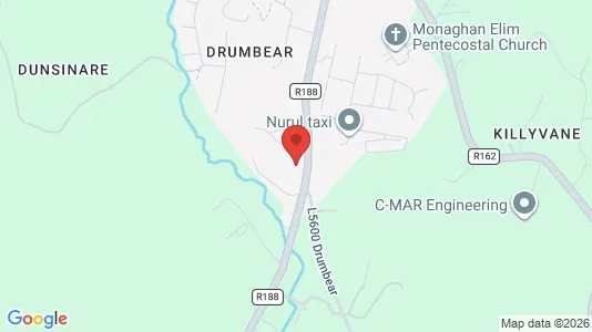 Werkstätte zur Miete i Monaghan – Foto von Google Street View