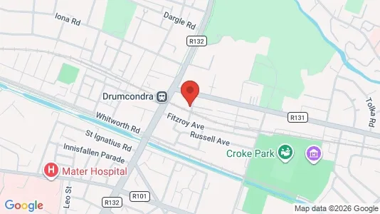 Lokaler til leje i Drumcondra - Foto fra Google Street View
