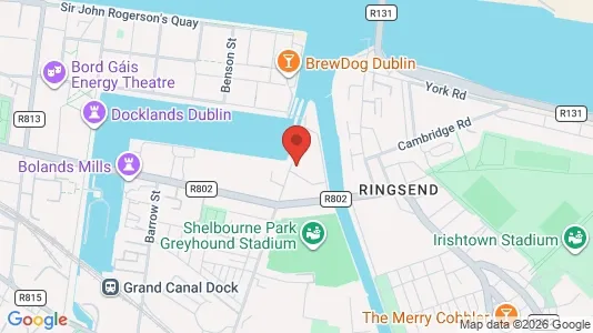 Lokaler til leje i Dublin 4 - kort over placeringen