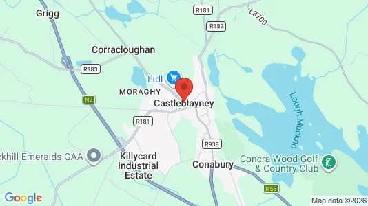 Lokaler til leje i Castleblayney - Foto fra Google Street View
