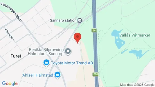 Lagerlokaler til leje i Halmstad - Foto fra Google Street View