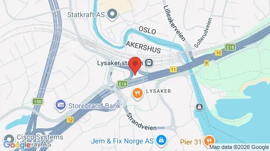 Lokaler til leje i Bærum - Foto fra Google Street View