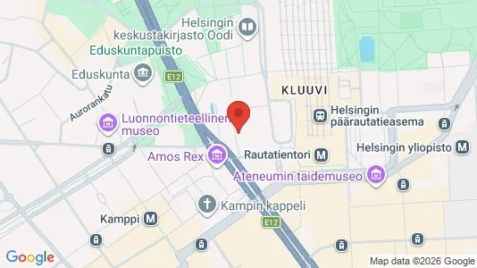 Büros zur Miete i Helsinki Eteläinen - kort over placeringen