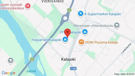 Commercial properties for rent i Kalajoki - kort over placeringen