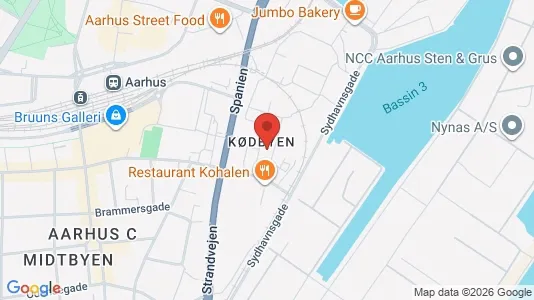 Kontorer til leie i Aarhus C – Bilde fra Google Street View