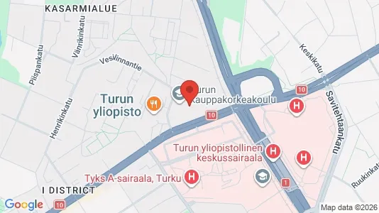 Office spaces for rent i Turku - kort over placeringen