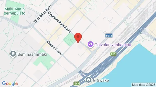 Office spaces for rent i Jyväskylä - kort over placeringen