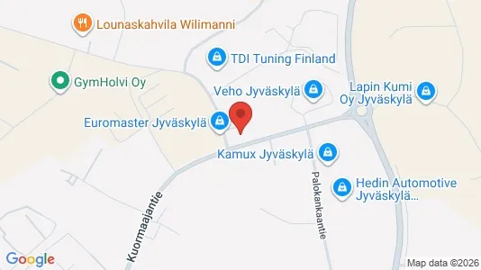 Office spaces for rent i Jyväskylä - kort over placeringen