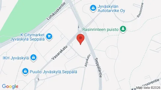 Büros zur Miete i Jyväskylä - kort over placeringen