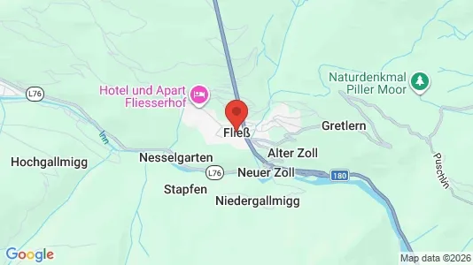 Kontorslokaler för uthyrning i Fließ – Foto från Google Street View