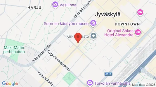 Lager zur Miete i Jyväskylä - kort over placeringen