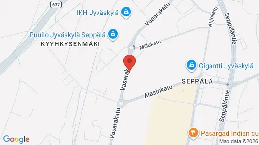 Lager til leie i Jyväskylä – Bilde fra Google Street View