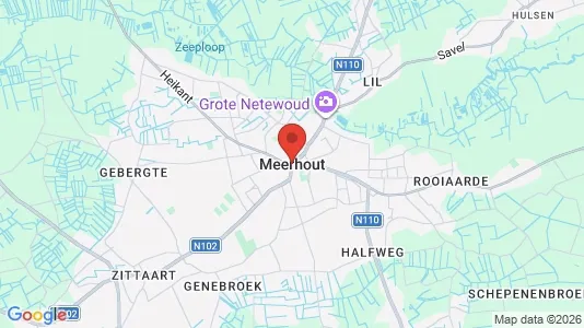Büros zur Miete i Meerhout – Foto von Google Street View