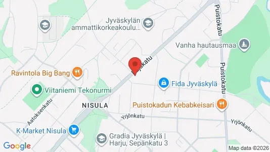 Gewerbeflächen zur Miete i Jyväskylä – Foto von Google Street View