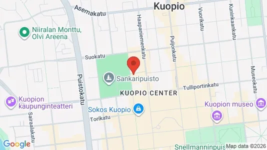 Lokaler til leie i Kuopio – Bilde fra Google Street View