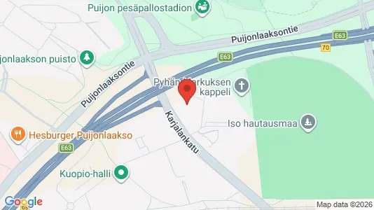 Lokaler til leie i Kuopio – Bilde fra Google Street View