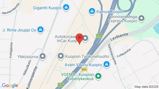 Lokaler til leie i Kuopio – Bilde fra Google Street View