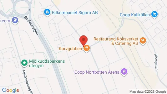 Espacios de oficina En alquiler i Luleå - Foto de Google Street View