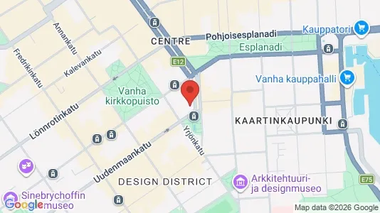 Büros zur Miete i Helsinki Eteläinen - kort over placeringen